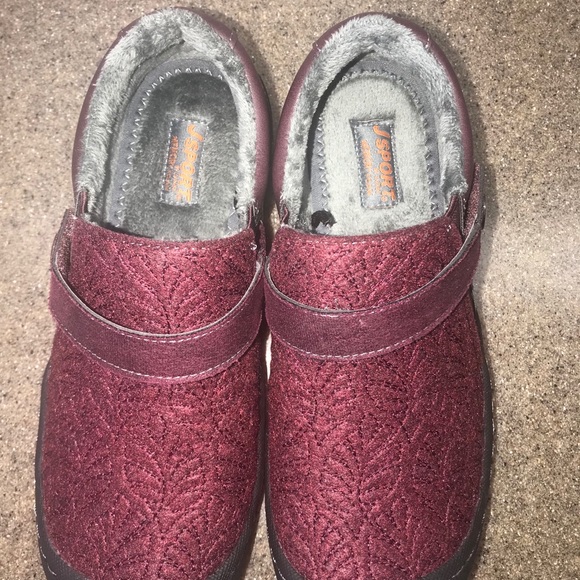 🆕JSport by Jambu Size 7 BLAIR Red Slip On Shoes - Picture 4 of 7